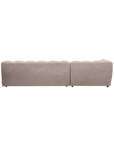 Canapé chaise longue gauche Allure tissé mélange brunWOOOD by De Eekhoorn