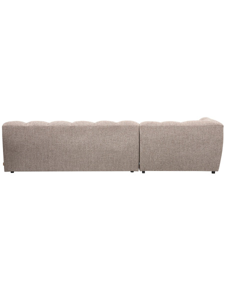 Canapé chaise longue gauche Allure tissé mélange brunWOOOD by De Eekhoorn