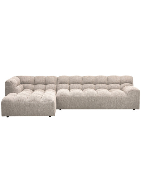 Canapé chaise longue gauche Allure tissé mélange naturelWOOOD by De Eekhoorn