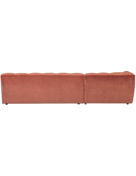 Canapé chaise longue gauche Allure velours fard à blushWOOOD by De Eekhoorn