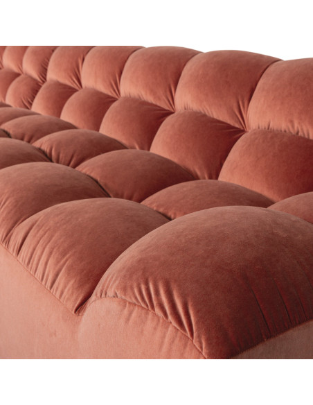 Canapé chaise longue gauche Allure velours fard à blushWOOOD by De Eekhoorn
