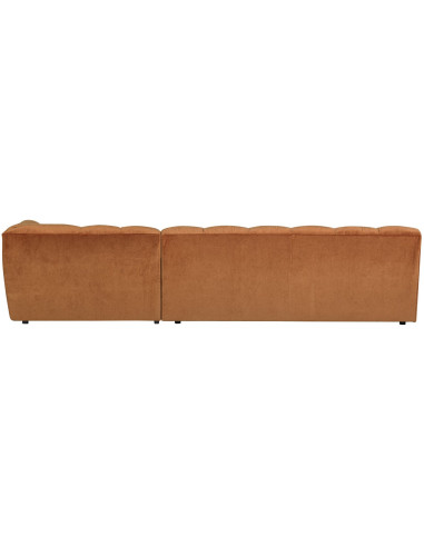 Canapé chaise longue droite Allure velours TerraWOOOD by De Eekhoorn