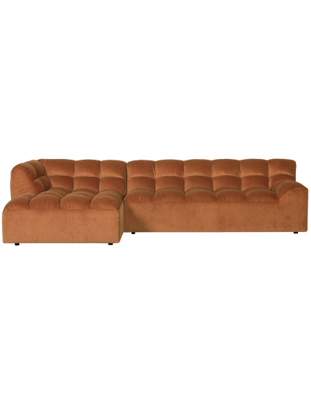 Canapé chaise longue gauche Allure velours TerraWOOOD by De Eekhoorn