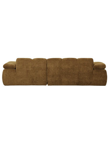 Canapé chaise longue droite Mojo tissu côtelé jaune mielWOOOD by De Eekhoorn