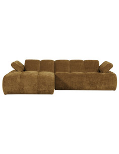 Canapé chaise longue gauche Mojo tissu côtelé jaune mielWOOOD by De Eekhoorn 2