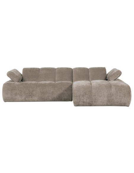 Canapé chaise longue droite Mojo tissu côtelé sable foncéWOOOD by De Eekhoorn Canapé chaise longue droite Mojo tissu côtelé sable foncéWOOOD by De Eekhoorn