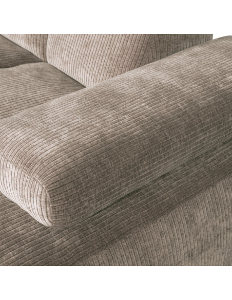 Canapé chaise longue droite Mojo tissu côtelé sable foncéWOOOD by De Eekhoorn Canapé chaise longue droite Mojo tissu côtelé sable foncéWOOOD by De Eekhoorn