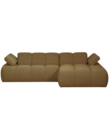 Canapé chaise longue droite Mojo bouclé mélangé yellow brownWOOOD by De Eekhoorn