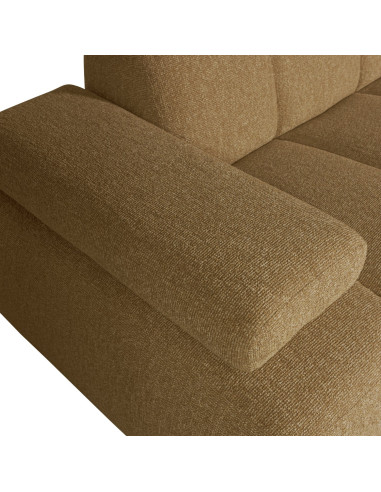 Canapé chaise longue droite Mojo bouclé mélangé yellow brownWOOOD by De Eekhoorn