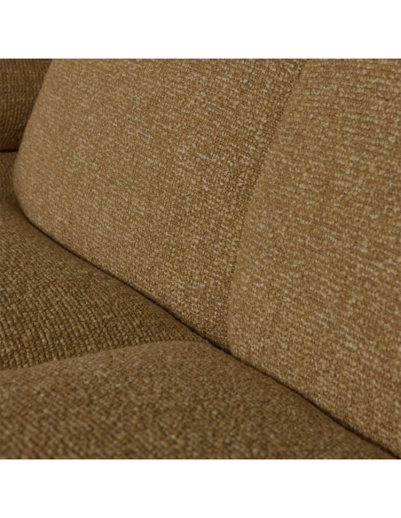 Canapé chaise longue droite Mojo bouclé mélangé yellow brownWOOOD by De Eekhoorn