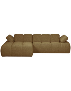 Canapé chaise longue gauche Mojo bouclé mélangé yellow brownWOOOD by De Eekhoorn 2