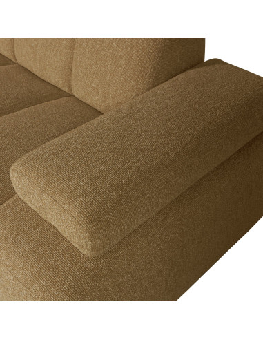Canapé chaise longue gauche Mojo bouclé mélangé yellow brownWOOOD by De Eekhoorn