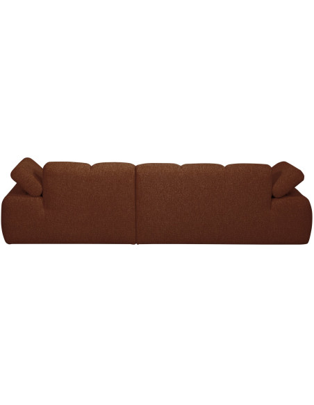 Canapé chaise longue droite Mojo bouclé mélangé rust brownWOOOD by De Eekhoorn