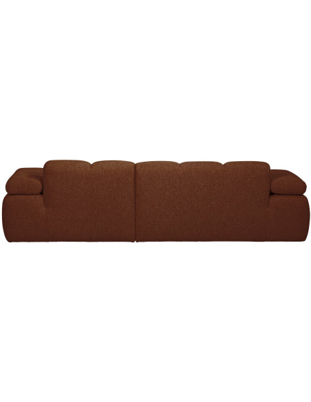 Canapé chaise longue droite Mojo bouclé mélangé rust brownWOOOD by De Eekhoorn