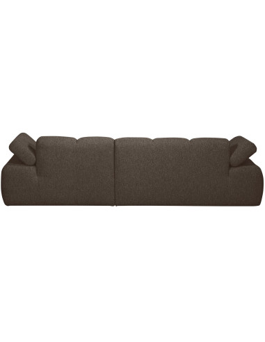 Canapé chaise longue droite Mojo bouclé mélangé brownWOOOD by De Eekhoorn