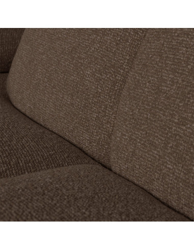 Canapé chaise longue droite Mojo bouclé mélangé brownWOOOD by De Eekhoorn