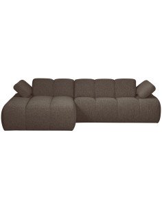 Canapé chaise longue gauche Mojo bouclé mélangé brownWOOOD by De Eekhoorn 2