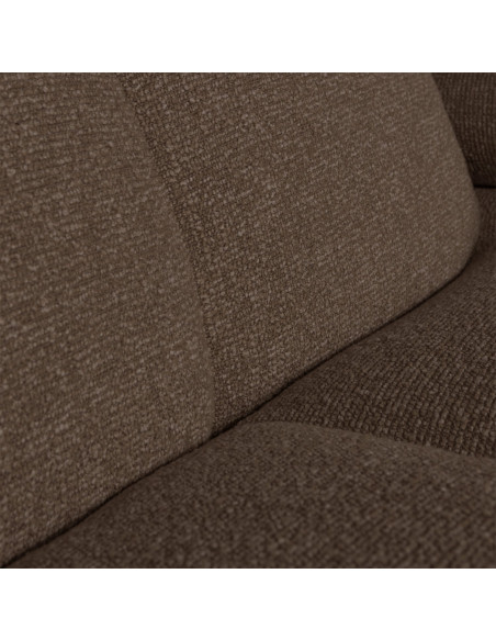 Canapé chaise longue gauche Mojo bouclé mélangé brownWOOOD by De Eekhoorn