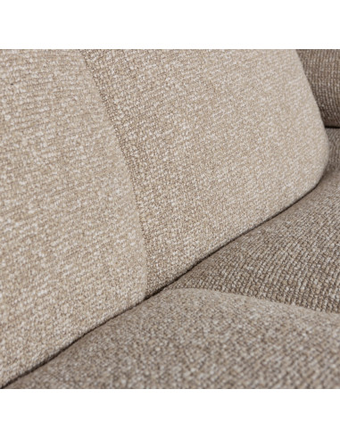 Canapé chaise longue gauche Mojo bouclé mélangé beigeWOOOD by De Eekhoorn