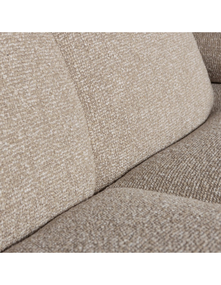 Canapé chaise longue gauche Mojo bouclé mélangé beigeWOOOD by De Eekhoorn