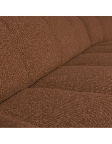 Canapé d'angle droit Mojo bouclé mélangé brun rouilleWOOOD by De Eekhoorn