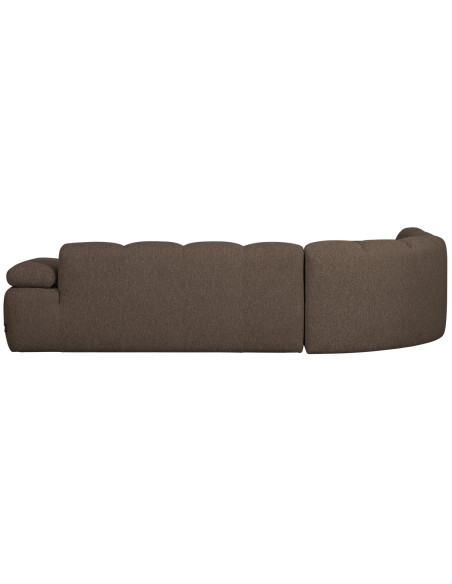 Canapé d'angle gauche Mojo bouclé mélangé brunWOOOD by De Eekhoorn Canapé d'angle gauche Mojo bouclé mélangé brunWOOOD by De Eekhoorn