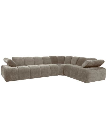 Canapé d'angle droit Mojo tissu côtelé sable foncéWOOOD by De Eekhoorn Canapé d'angle droit Mojo tissu côtelé sable foncéWOOOD by De Eekhoorn