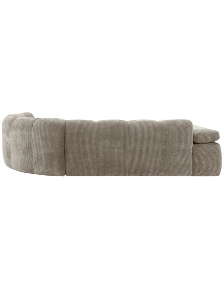 Canapé d'angle droit Mojo tissu côtelé sable foncéWOOOD by De Eekhoorn Canapé d'angle droit Mojo tissu côtelé sable foncéWOOOD by De Eekhoorn