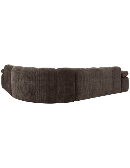 Canapé d'angle droit Mojo tissu côtelé brunWOOOD by De Eekhoorn Canapé d'angle droit Mojo tissu côtelé brunWOOOD by De Eekhoorn