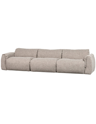 Canapé Baggy 3 places tissé mélangé naturelWOOOD by De Eekhoorn