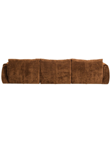 Canapé Baggy 3 places 3D chenille brun moyenWOOOD by De Eekhoorn