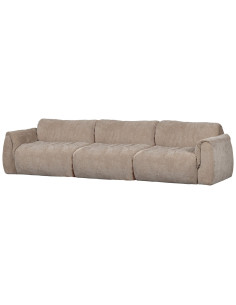 Canapé Baggy 3 places 3D chenille sableWOOOD by De Eekhoorn