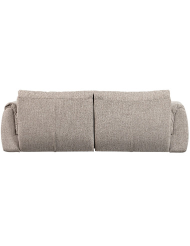 Canapé Baggy 2 Places tissu tissé mélangé naturel woood