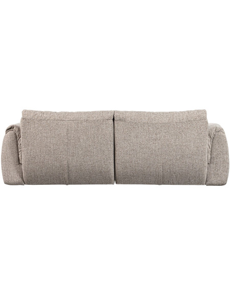 Canapé Baggy 2 Places tissu tissé mélangé naturel woood