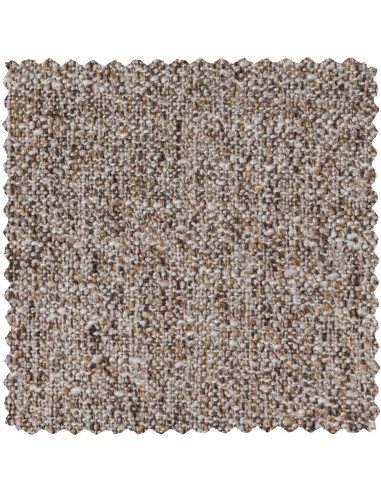 Canapé Baggy 2 Places tissu tissé mélangé brun woood