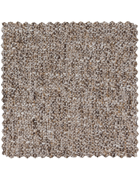 Canapé Baggy 2 Places tissu tissé mélangé brun woood