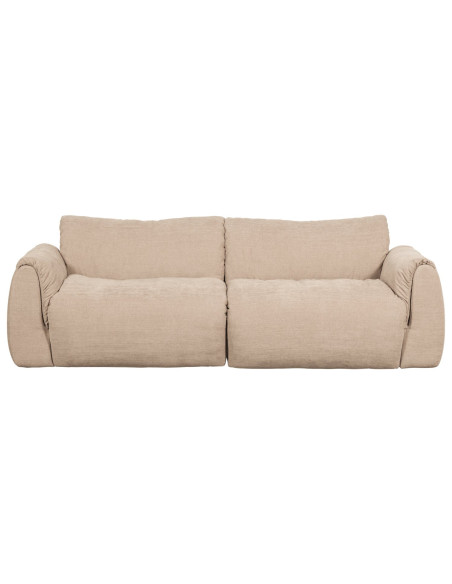 Canapé Baggy 2 Places chenille tissé sable woood