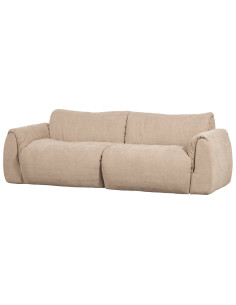 Canapé Baggy 2 Places chenille tissé sable woood 2