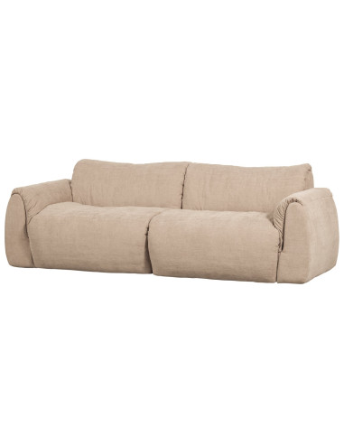 Canapé Baggy 2 Places chenille tissé sable woood