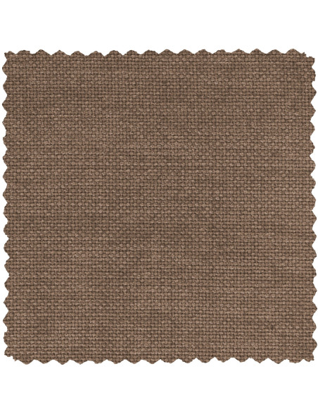 Canapé Baggy 2 Places chenille tissé brun woood