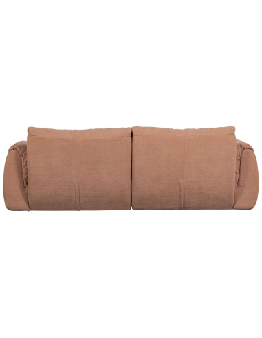 Canapé Baggy 2 Places chenille tissé vieux rose woood