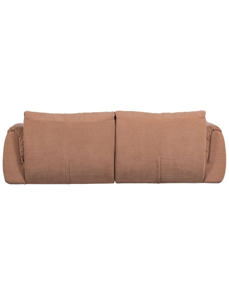 Canapé Baggy 2 Places chenille tissé vieux rose woood