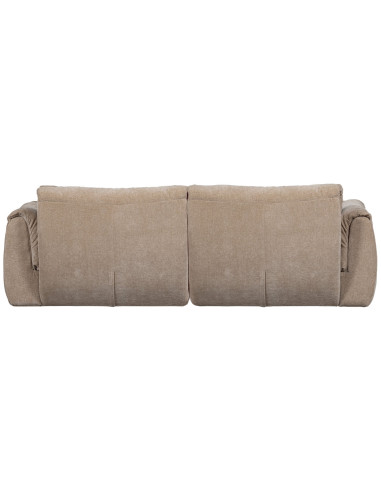 Canapé Baggy 2 Places 3d chenille sable woood