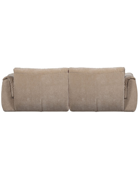 Canapé Baggy 2 Places 3d chenille sable woood