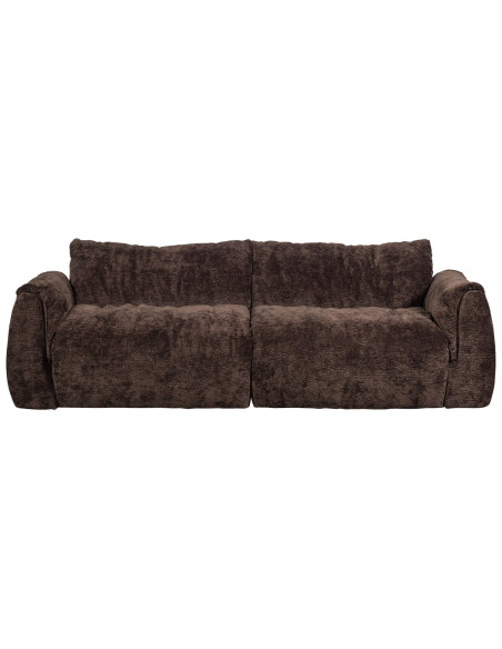 Canapé Baggy 2 Places 3d chenille brun foncé woood
