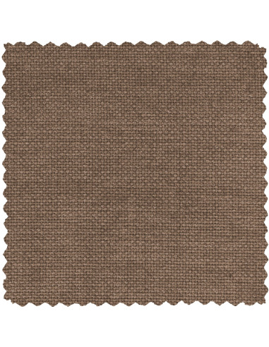 Canapé d'angle gauche Baggy chenille tissé brun woood