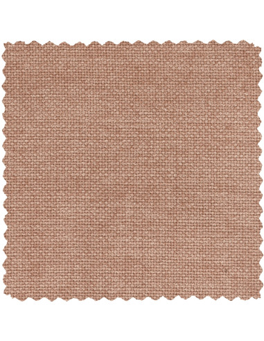 Canapé d'angle droit Baggy chenille tissé vieux rose woood