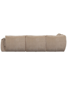 Canapé d'angle gauche Baggy 3D chenille sable woood 2