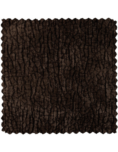 Canapé d'angle gauche Baggy 3D chenille brun woood