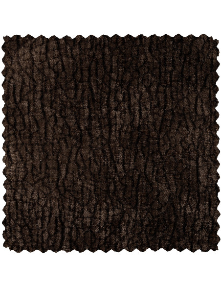 Canapé d'angle gauche Baggy 3D chenille brun woood Canapé d'angle gauche Baggy 3D chenille brun woood